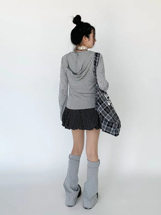 polka dot skirt
