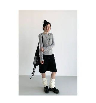 black cropped pants