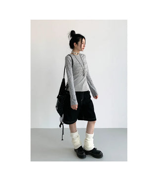 black cropped pants