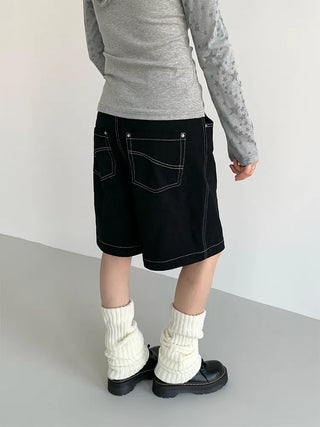 black cropped pants