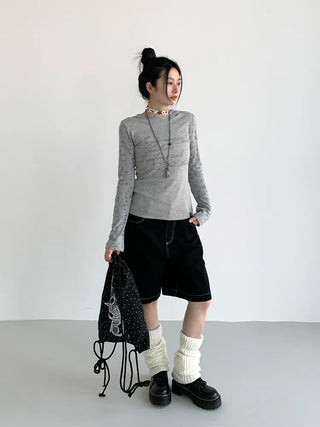 black cropped pants