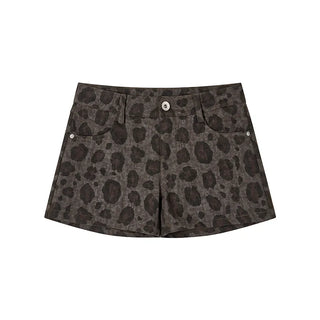 leopard print shorts