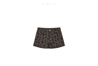 leopard print shorts