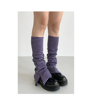 striped foot sock