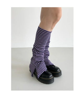 striped foot sock