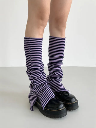 striped foot sock