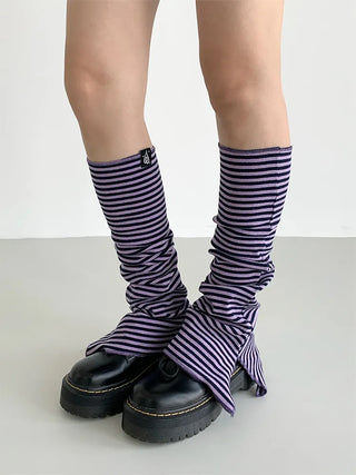 striped foot sock