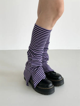 striped foot sock