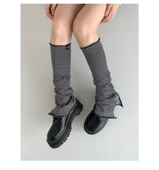 striped foot sock