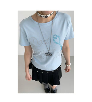 key rhinestone top