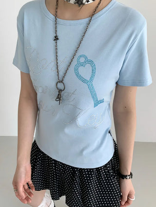 key rhinestone top