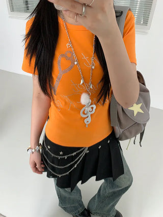 key rhinestone top