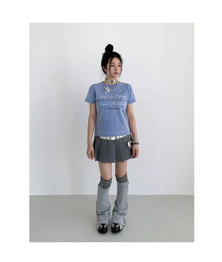 washed distressed top