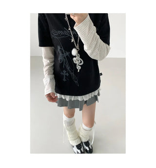 text print top