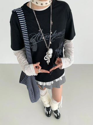 text print top