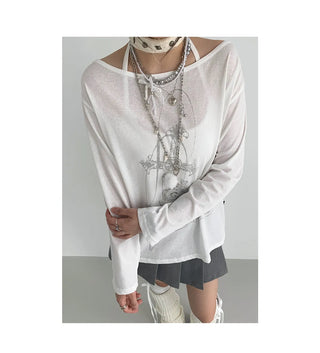 off-shoulder blouse