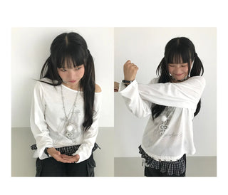 off-shoulder blouse