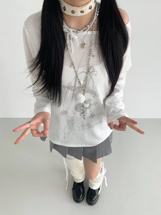 off-shoulder blouse
