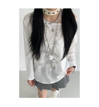 off-shoulder blouse