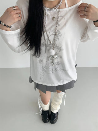 off-shoulder blouse
