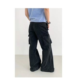 wide-leg overalls