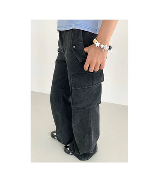 wide-leg overalls