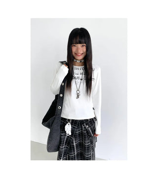 distressed text top