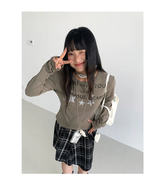 distressed text top