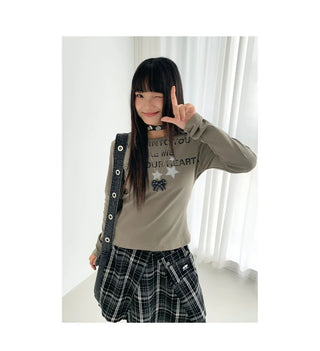 distressed text top