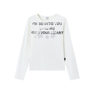 distressed text top