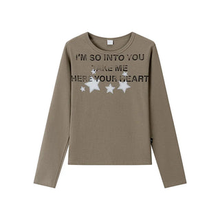 distressed text top