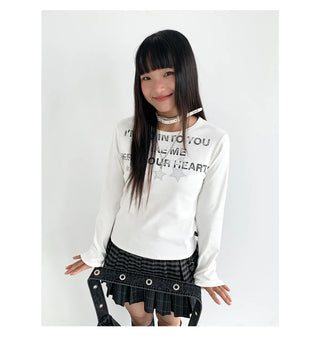 distressed text top