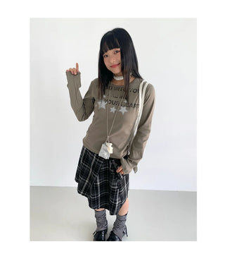 irregular stitch dress
