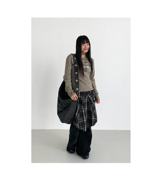 irregular stitch dress
