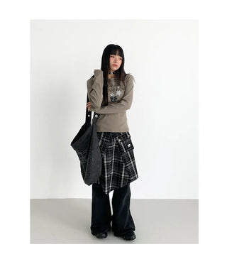 irregular stitch dress