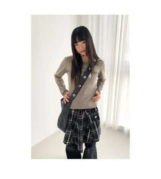 irregular stitch dress