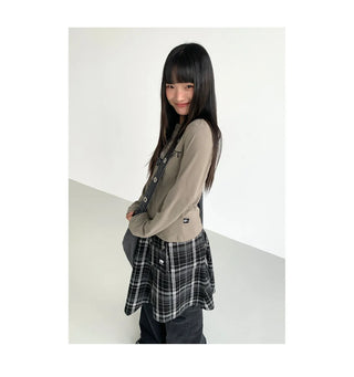 irregular stitch dress