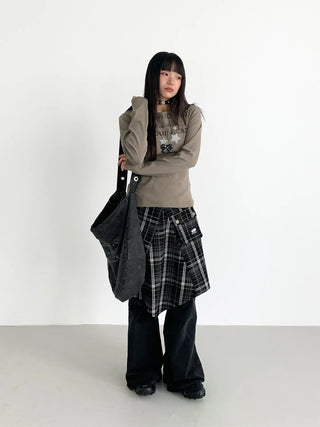 irregular stitch dress