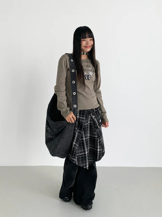 irregular stitch dress