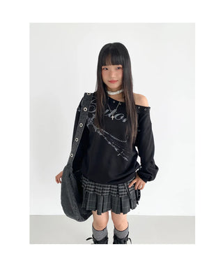 plaid pleated skirt