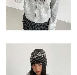 embroidered cardigan sweater