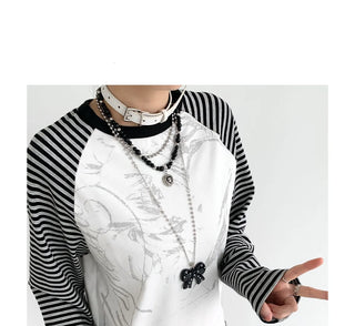 raglan stripe top