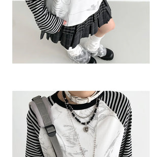 raglan stripe top