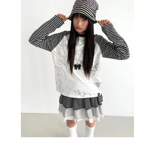 raglan stripe top