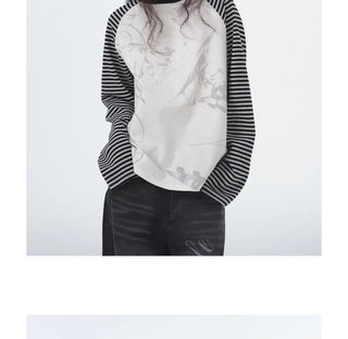 raglan stripe top
