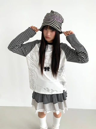 raglan stripe top