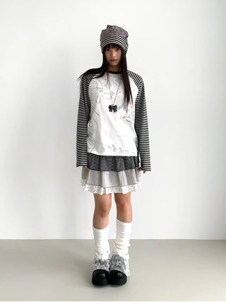 raglan stripe top