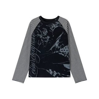 raglan stripe top
