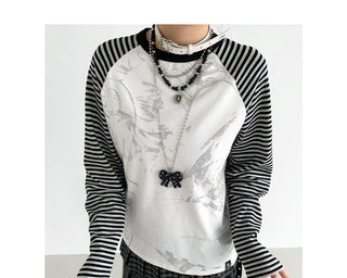 raglan stripe top