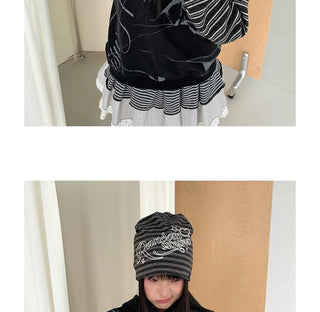 chain embroidery cap